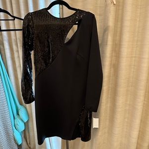 SNO Dress in Black Sequin Bloomingdales Exclusive